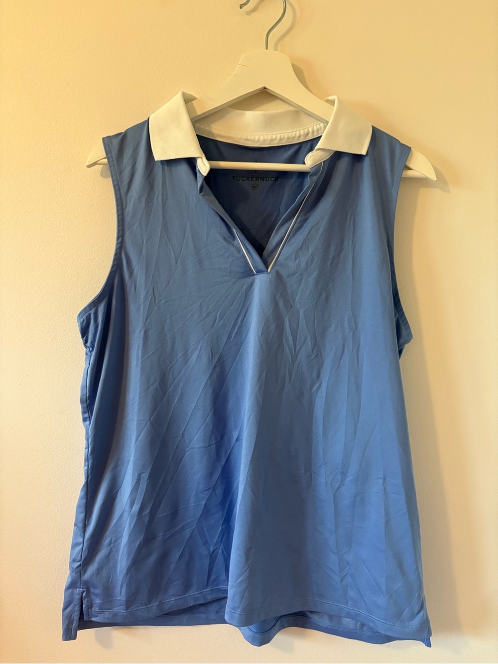 Tuckernuck Sleeveless Performance Jersey Caroline Polo XL